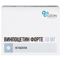 Винпоцетин форте табл. 10 мг 90 шт.