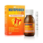 Ибупрофен форте, суспензия для приема внутрь (для детей) 40 мг/мл 100 г (80 мл) 1 шт