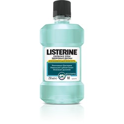 Ополаскиватель для полости рта Listerine сильные зубы здоровые десны 250 мл