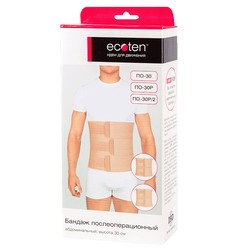 Бандаж послеоперационный абдоминальный тройная утягивающая панель высота 30 р. xl