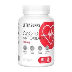 Коэнзим Q10 Антиоксидант Ultrasupps 60 шт. капс. мягк. 380 мг