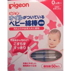 Ватные палочки Pigeon с масляной пропиткой 50 шт.