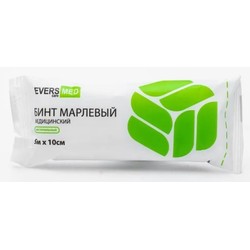 Бинт марлевый медицинский нестерильный ЭверсМед р. 5мх10см 1 шт.
