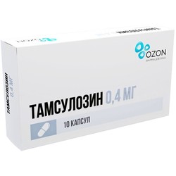 Тамсулозин капс. с пролонг. высвоб. 0.4 мг 10 шт.