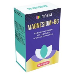 Магний + витамин В6 Maelia 30 шт. капс. 375 мг+1.4 мг / 774 мг
