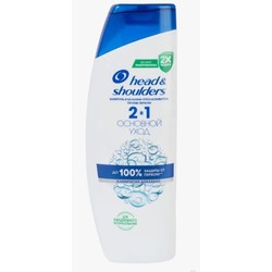 Шампунь и бальзам-ополаскиватель Head & Shoulders 2 в 1 Основной уход против перхоти 360 мл