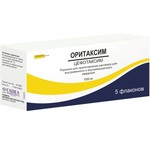 Оритаксим, порошок для приготовления раствора для внутривенного и внутримышечного введения 1000 мг 5 шт флаконы