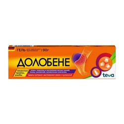 Долобене гель д/наружн. прим. 90 г №1 шт.