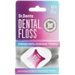 Зубная нить (флосс), Dr.Dente (Др.Денте) 1 шт 65 м плоская тонкая