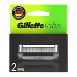 Кассета сменная, Gillette (Жиллет) 2 шт Лабс для безопасных бритв