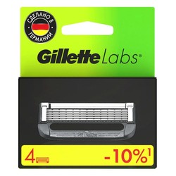 Кассета сменная Gillette Лабс для безопасных бритв 4 шт.