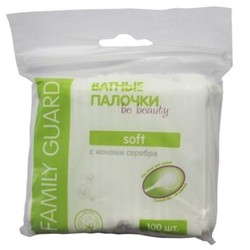 Ватные палочки Family Guard с ионами серебра 100 шт.