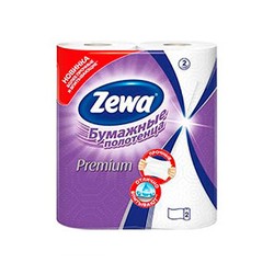 Полотенца бумажные Zewa кухонные двухслойные Премиум 2 шт.