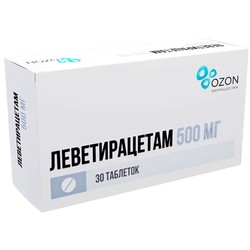 Леветирацетам табл. п/о пленочной 500 мг 30 шт.