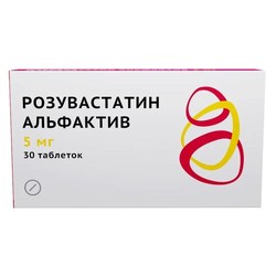 Розувастатин Альфактив табл. п/о пленочной 5 мг 30 шт.