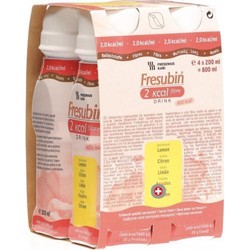 Фрезубин напиток 2 ккал с пищевыми волокнами 4 шт. для энтерального питания 200 мл лимон флакон