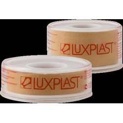 Лейкопластырь Luxplast фиксирующий на тканевой основе катушка р. 5мх2.5см