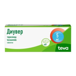 Диувер табл. 5 мг 60 шт.