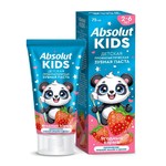 Зубная паста, Absolut (Абсолют) 75 г кидс ягодный взрыв профилактическая укрепление зубной эмали и десен