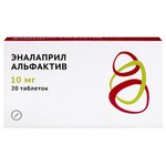Эналаприл Альфактив, таблетки 10 мг 20 шт