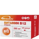 Витамин B12, капсулы 285 мг 60 шт