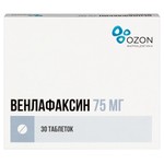 Венлафаксин, таблетки 75 мг 30 шт