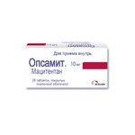 Опсамит, таблетки покрытые оболочкой пленочной 10 мг 28 шт