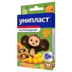 Лейкопластырь бактерицидный Унипласт Чебурашка 20 шт.