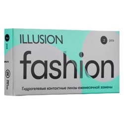 Линзы контактные Illusion Фэшн bc 8.6 плановой замены 2 шт. (-1.00)