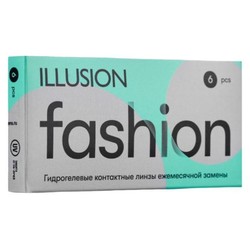 Линзы контактные Illusion Фэшн bc 8.6 плановой замены 6 шт. (-9.00)