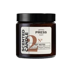 Свеча ароматизированная Press Gurwitz Perfumerie №2 Бобы Тонка Черный перец Пачули 1 шт.