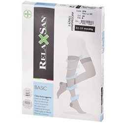 Чулки лечебные Relaxsan Стей ап на резинке р. 4 280 den