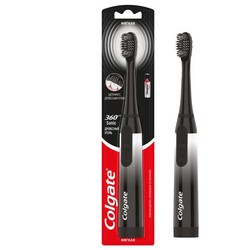 Зубная щетка Colgate 360 Соник питаемая от батареи древесный уголь мягкая