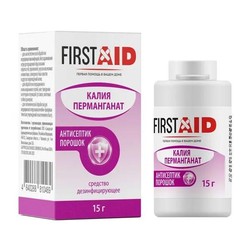 Маргансепт Firstaid антисептик порошок средство дезинфицирующее 1 шт. 15 г