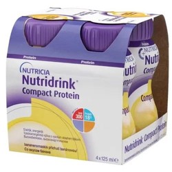 Смесь для энтерального питания жидкая 125 мл 4 шт. Nutridrink компакт протеин банан