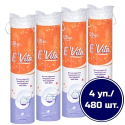 Ватные диски Bella Е Вита подушечки 120х4 шт.