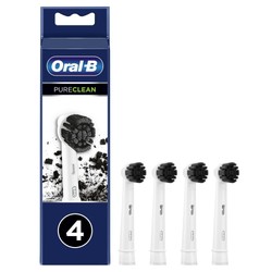 Насадка для электрической зубной щетки oral-b Пур клин щетинки с древесным углем 4 шт.