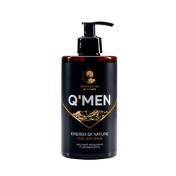 Гель для душа для мужчин QMen Энергия природы экстракт женьшеня и черный перец 410 мл
