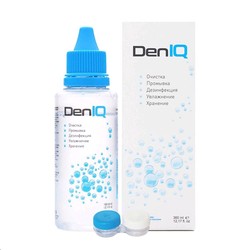Раствор для ухода за контактными линзами DenIQ 360 мл