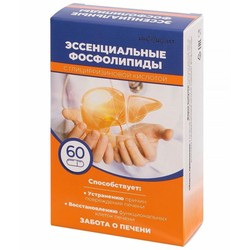 Эссенциальные фосфолипиды с глицирризиновой кислотой Инжифит БАД 60 шт. капс. 455 мг