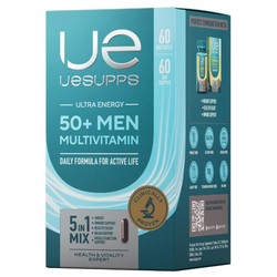 Uesupps ультра энерджи 50+ мен мультивитамин 60 шт. капс.