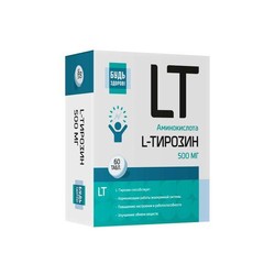 L-Тирозин Будь здоров! БАД 60 шт. табл. 500 мг / 800 мг