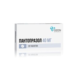 Пантопразол табл. кишечнораств. п/о 40 мг 28 шт.