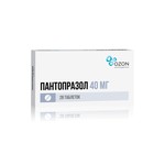 Пантопразол, таблетки кишечнорастворимые покрытые оболочкой 40 мг 28 шт