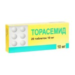 Торасемид, таблетки 10 мг 20 шт