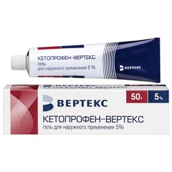 Кетопрофен-ВЕРТЕКС гель д/наружн. прим. 5% 50 г 1 шт.