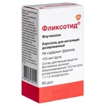 Фликсотид, аэрозоль для ингаляций дозированный 125 мкг/доза 60 доз 1 шт