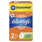 Прокладки женские, Always (Олвейз) 36 шт ультра нормал