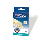 Лейкопластырь бактерицидный, Унипласт р. 1.9смx7.2см 20 шт незаметный
