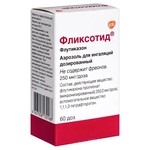 Фликсотид, аэрозоль для ингаляций дозированный 250 мкг/доза 60 доз 1 шт